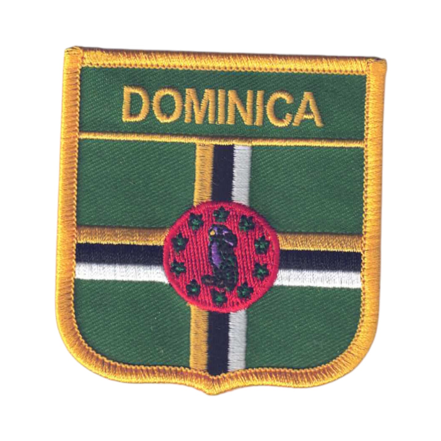 DOMINICA Flag Shield Patch - 6803