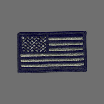 USA flag Olive Drab Black Patch - 6834-OD