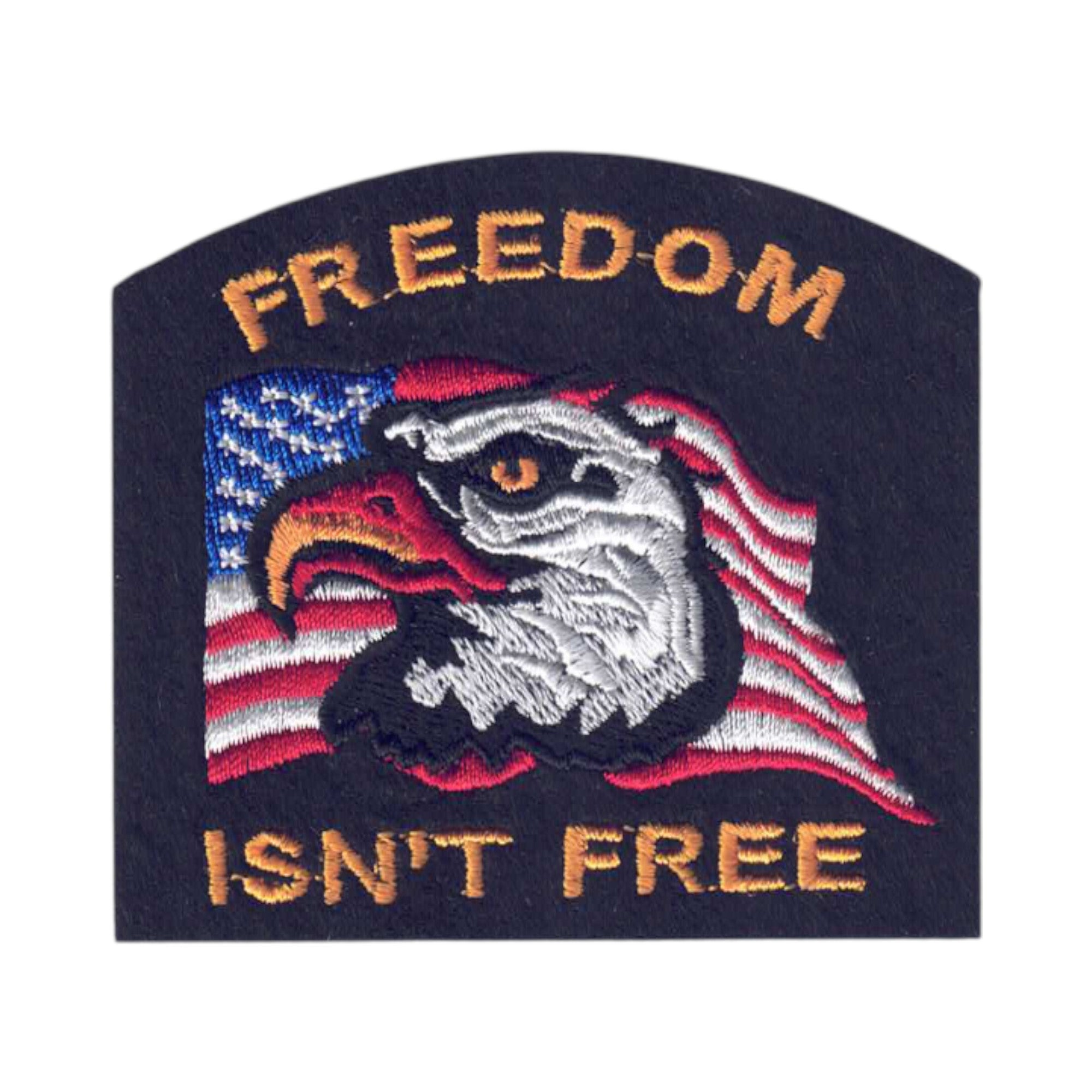 FREEDOM ISN'T FREE souvenir embroidered patch – Happy Wood Products ...