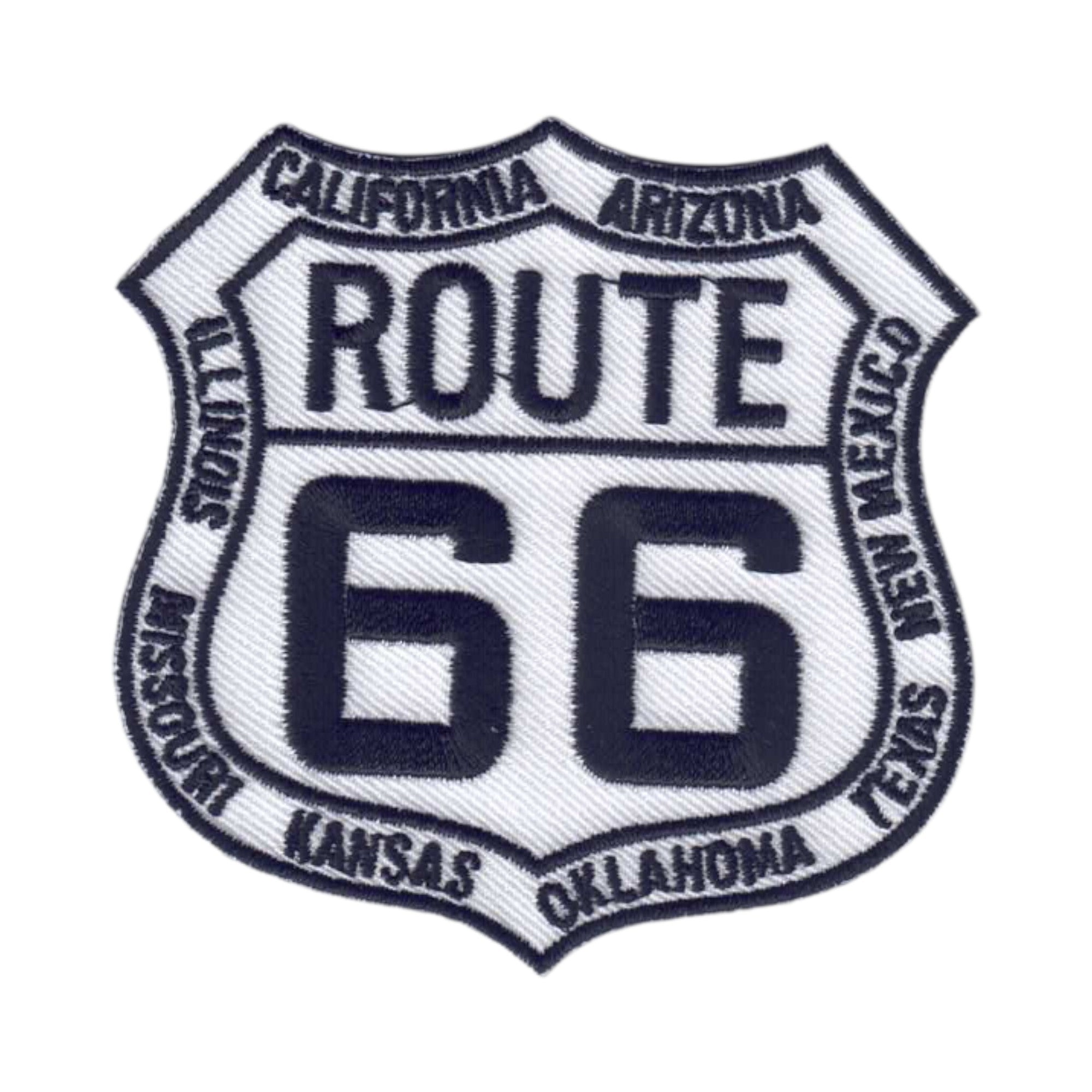 ROUTE 66 with state names souvenir embroidered patch – Happy Wood ...