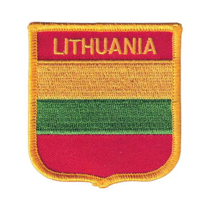 LITHUANIA Flag Shield Patch - 6951
