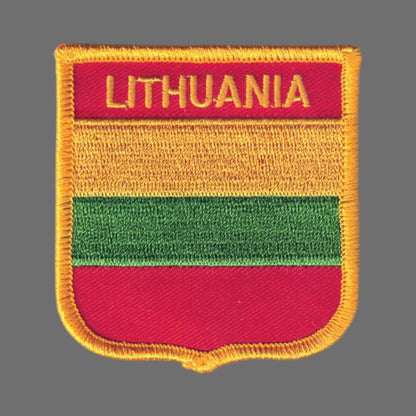 LITHUANIA Flag Shield Patch - 6951