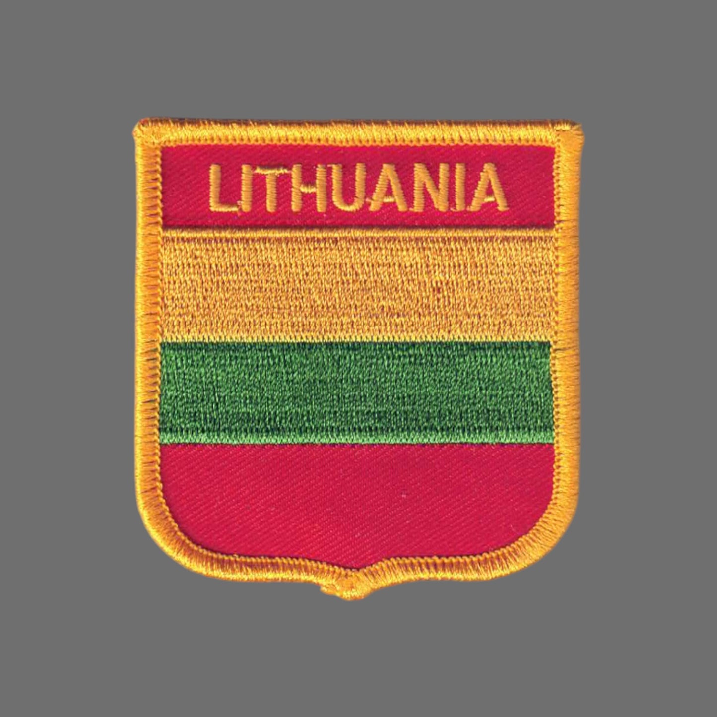 LITHUANIA Flag Shield Patch - 6951