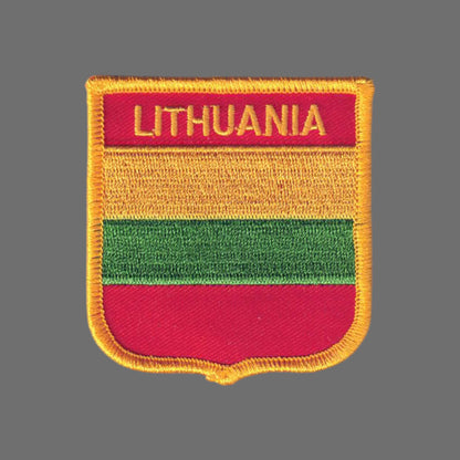 LITHUANIA Flag Shield Patch - 6951