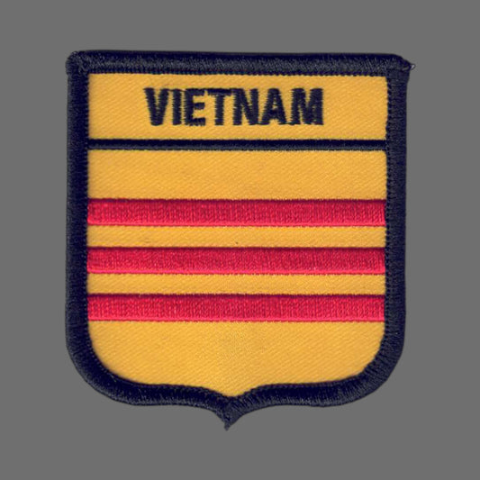 VIETNAM (South) Flag Shield Patch - 6976
