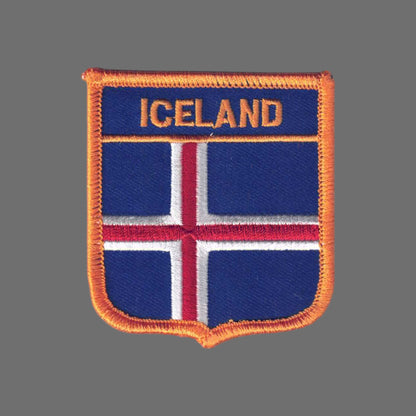 ICELAND Flag Shield Patch - 6991