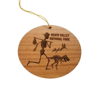 Death Valley National Park Ornament - Dinosaur Skeleton Handmade Wood Ornament - California Souvenir - Christmas Travel Gift