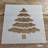 Christmas Tree Stencil Reusable Cookie Decorating Craft Painting Windows Signs Mylar Many Sizes Christmas Winter