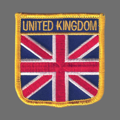 UNITED KINGDOM Flag Shield Patch - 7001