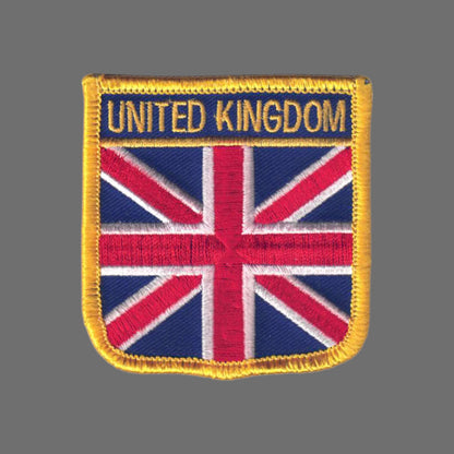 UNITED KINGDOM Flag Shield Patch - 7001