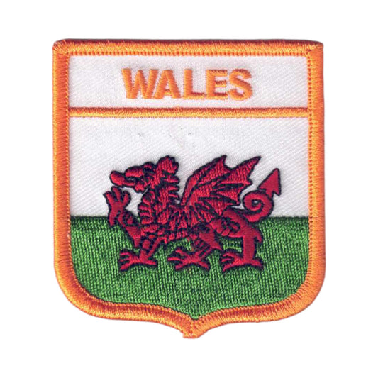 WALES Flag Shield Patch - 7011