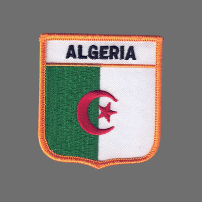 ALGERIA Flag Shield Patch - 7021