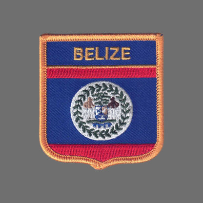 BELIZE Flag Shield Patch - 7051