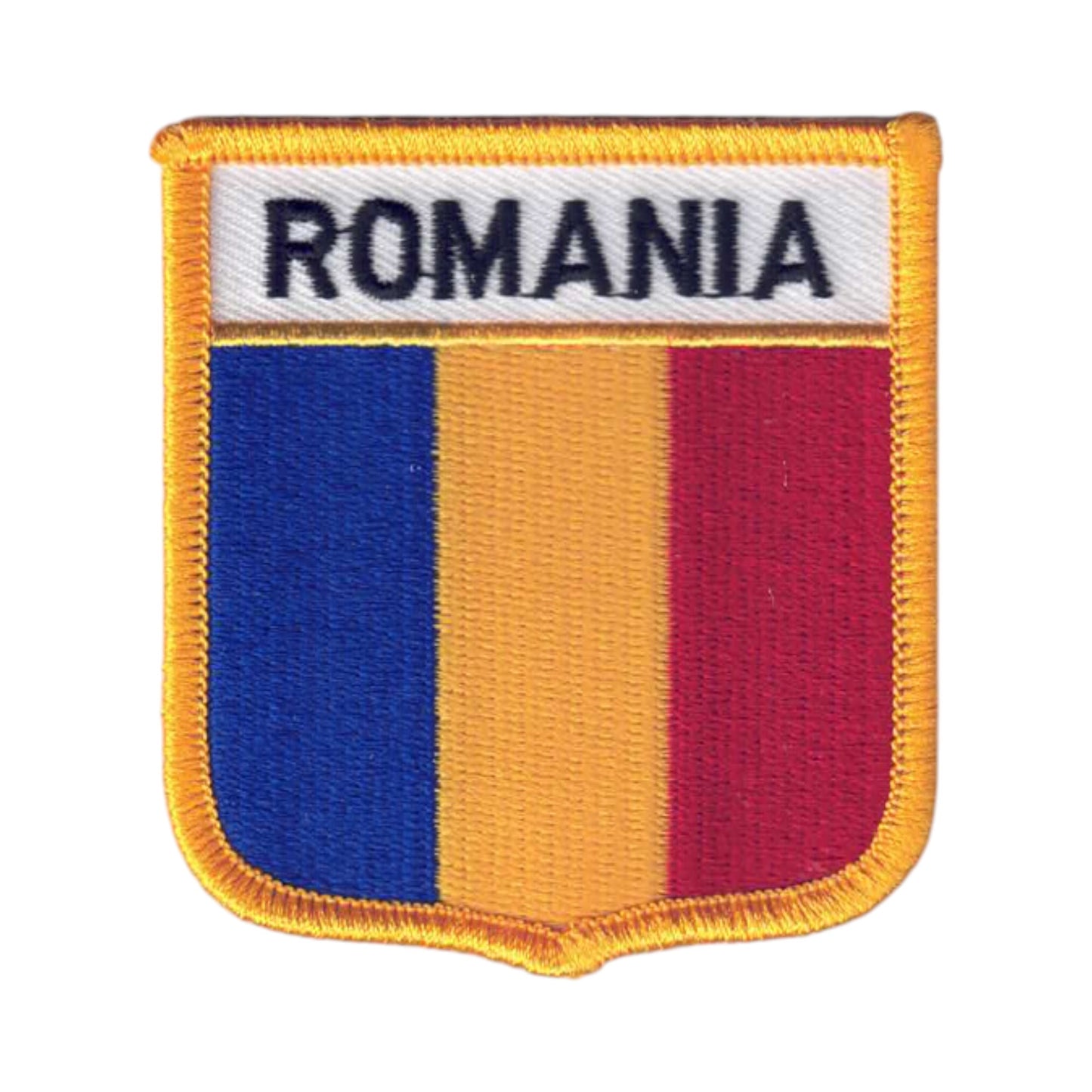 ROMANIA Flag Shield Patch - 7061