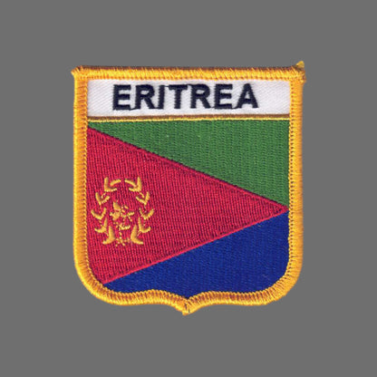 ERITREA Flag Shield Patch - 7063