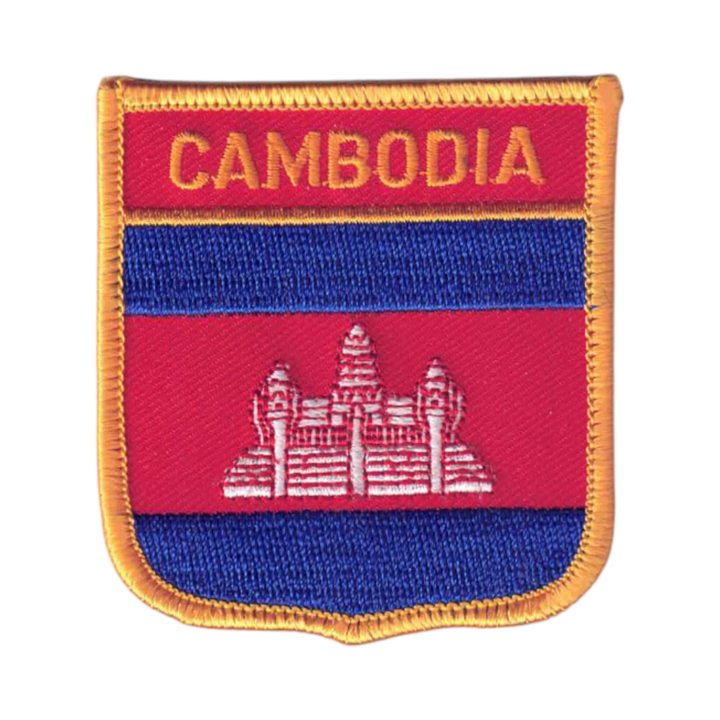 CAMBODIA Flag Shield Patch - 7121