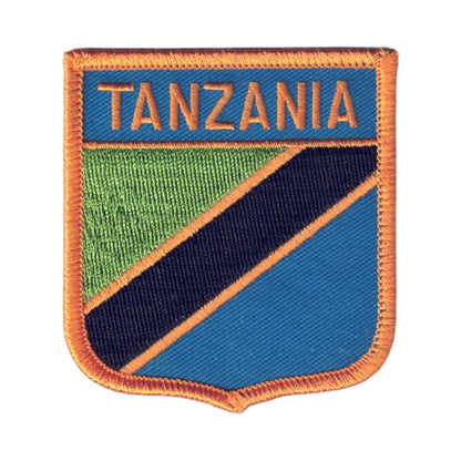 TANZANIA Flag Shield Patch - 7141