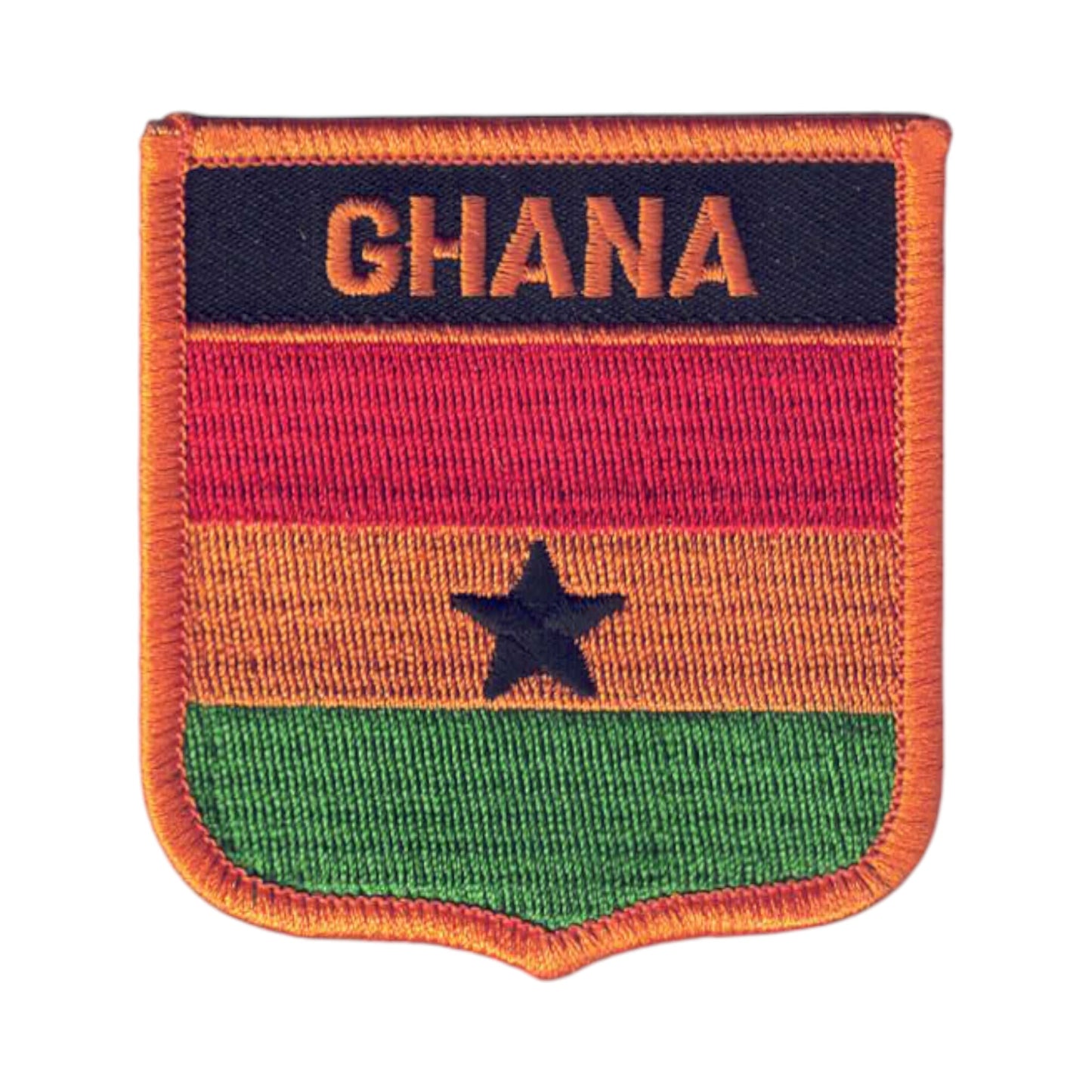 GHANA Flag Shield Patch - 7151