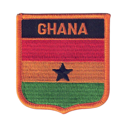 GHANA Flag Shield Patch - 7151