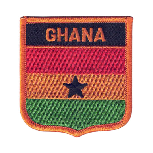GHANA Flag Shield Patch - 7151