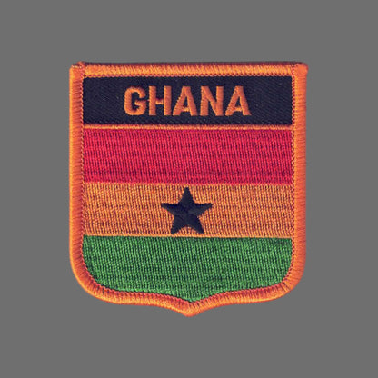 GHANA Flag Shield Patch - 7151
