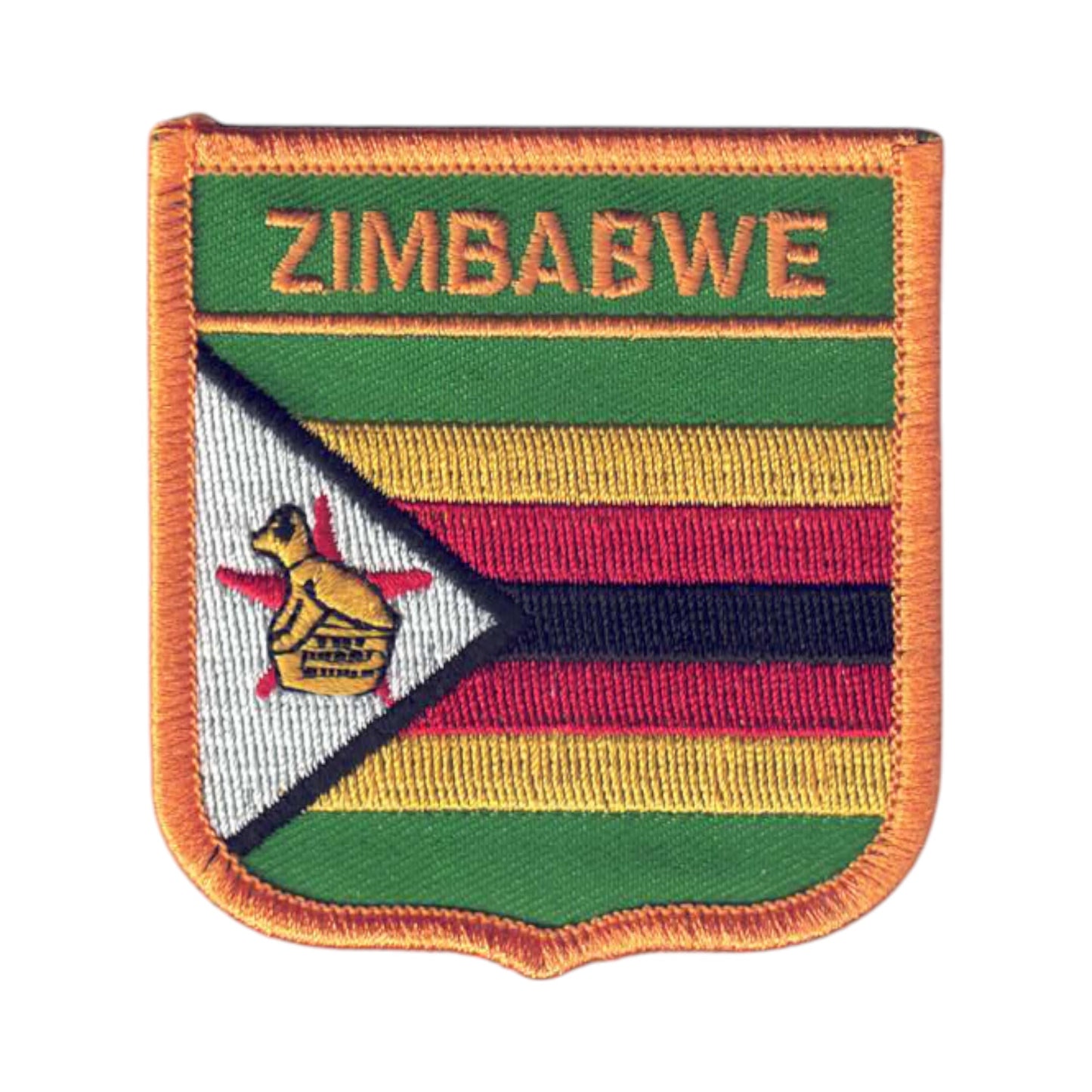 ZIMBABWE Flag Shield Patch - 7181