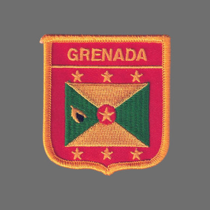 GRENADA Flag Shield Patch - 7193