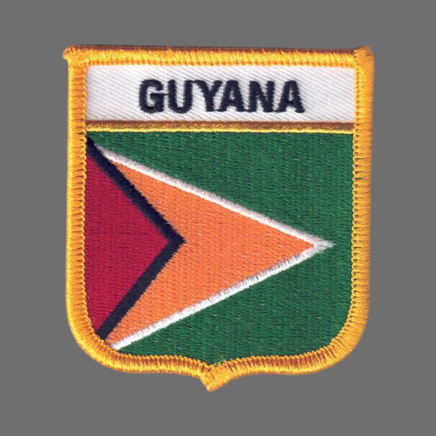 GUYANA Flag Shield Patch - 7194