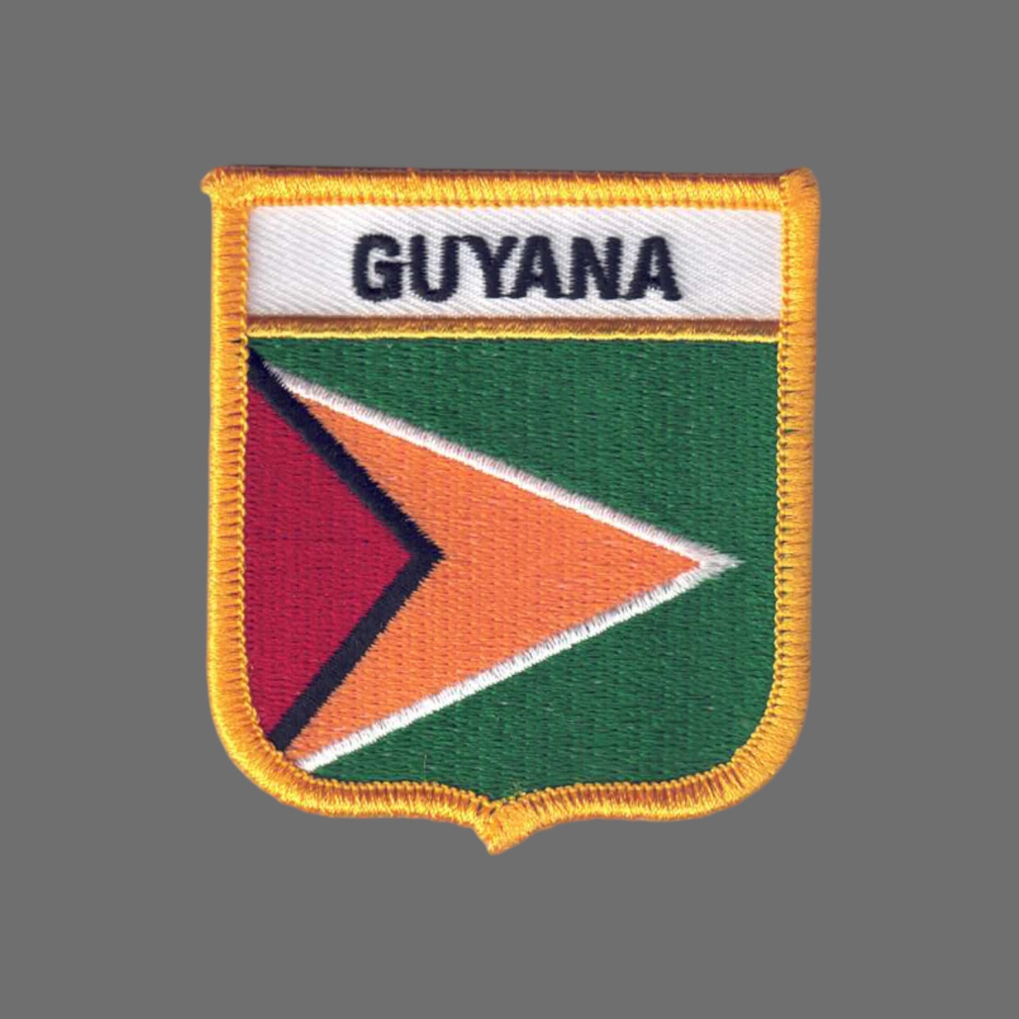 GUYANA Flag Shield Patch - 7194