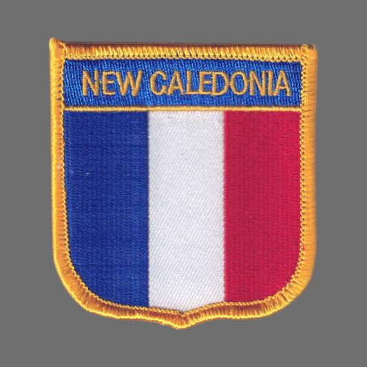 NEW CALEDONIA Flag Shield Patch - 7195