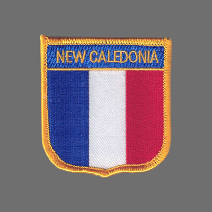 NEW CALEDONIA Flag Shield Patch - 7195