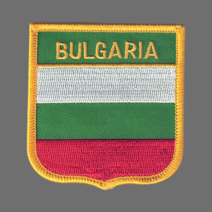 BULGARIA Flag Shield Patch - 7196