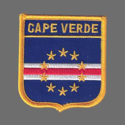 CAPE VERDE Flag Shield Patch - 7197