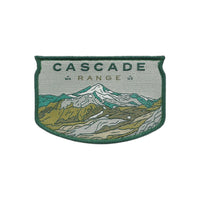 Washington Patch – WA Cascade Range - Travel Patch – Souvenir Patch 3.75" Iron On Sew On Embellishment Applique