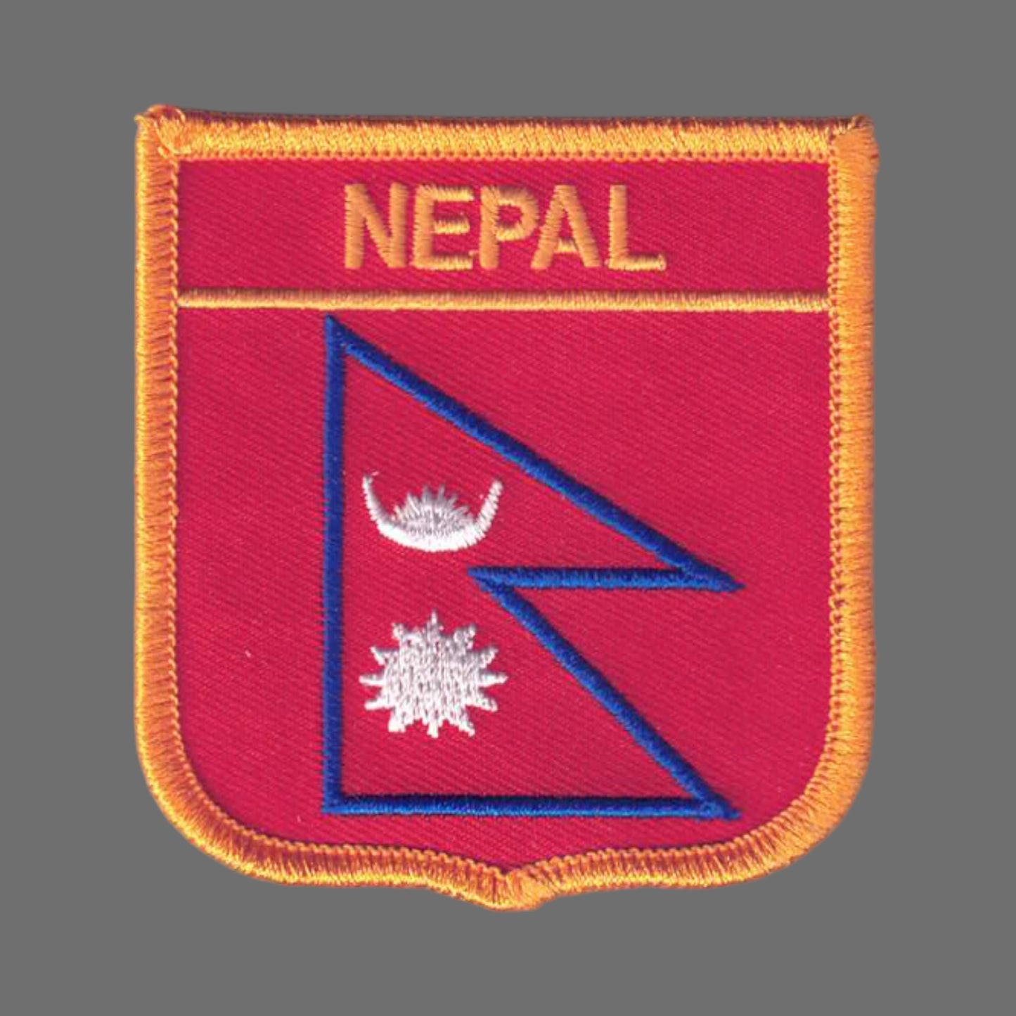 NEPAL Flag Shield Patch - 7301