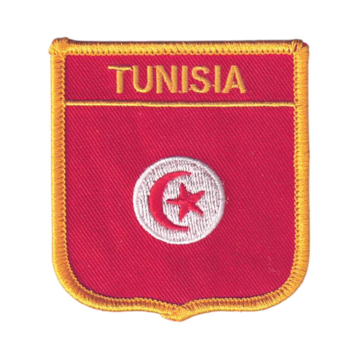 TUNISIA Flag Shield Patch - 7321