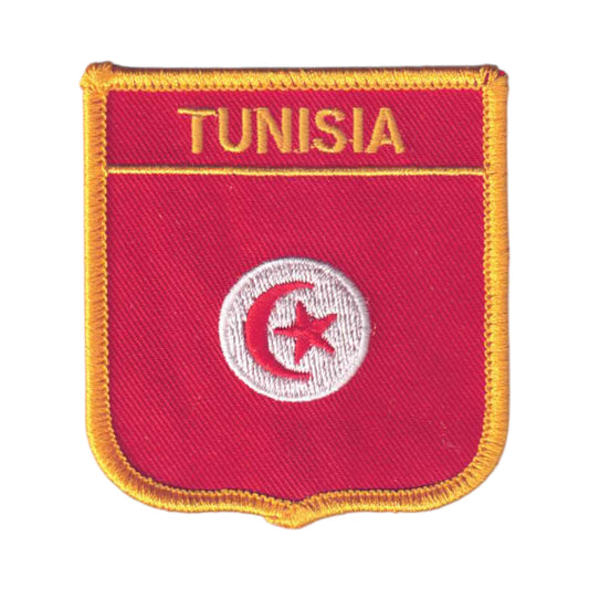 TUNISIA Flag Shield Patch - 7321