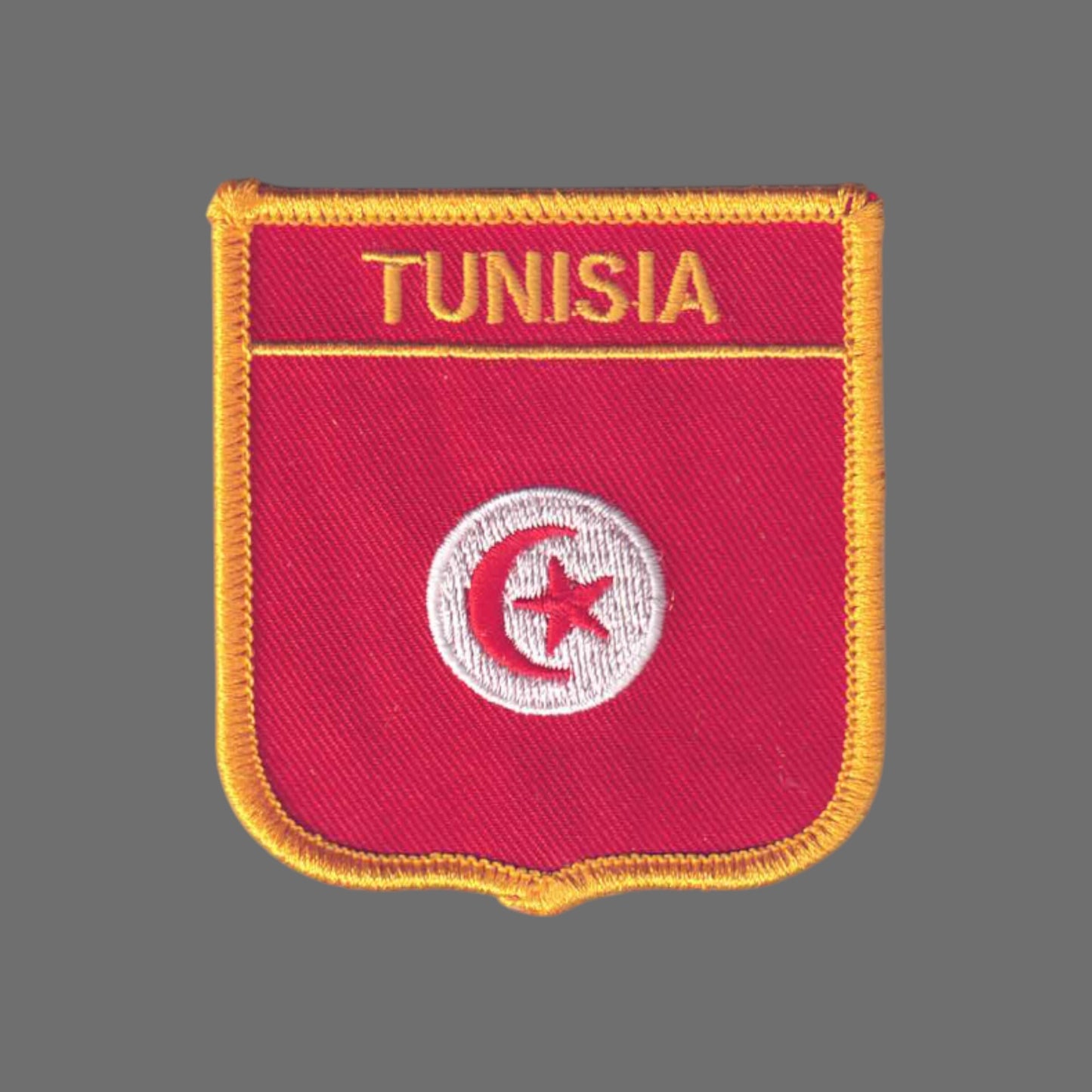 TUNISIA Flag Shield Patch - 7321