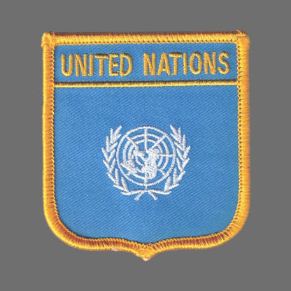 UNITED NATIONS Flag Shield Patch - 7331