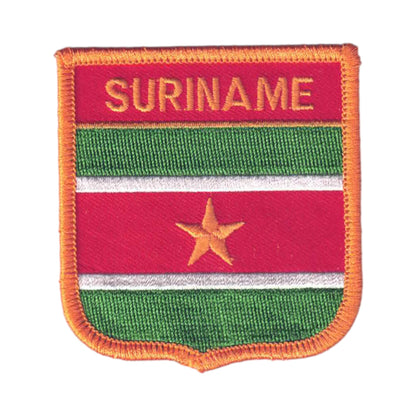 SURINAME Flag Shield Patch - 7341