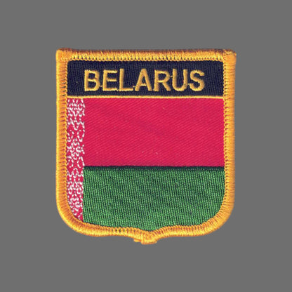 BELARUS Flag Shield Patch - 7383