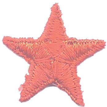 Red Embroidered Star Patch 1.25" Iron - 7401-36