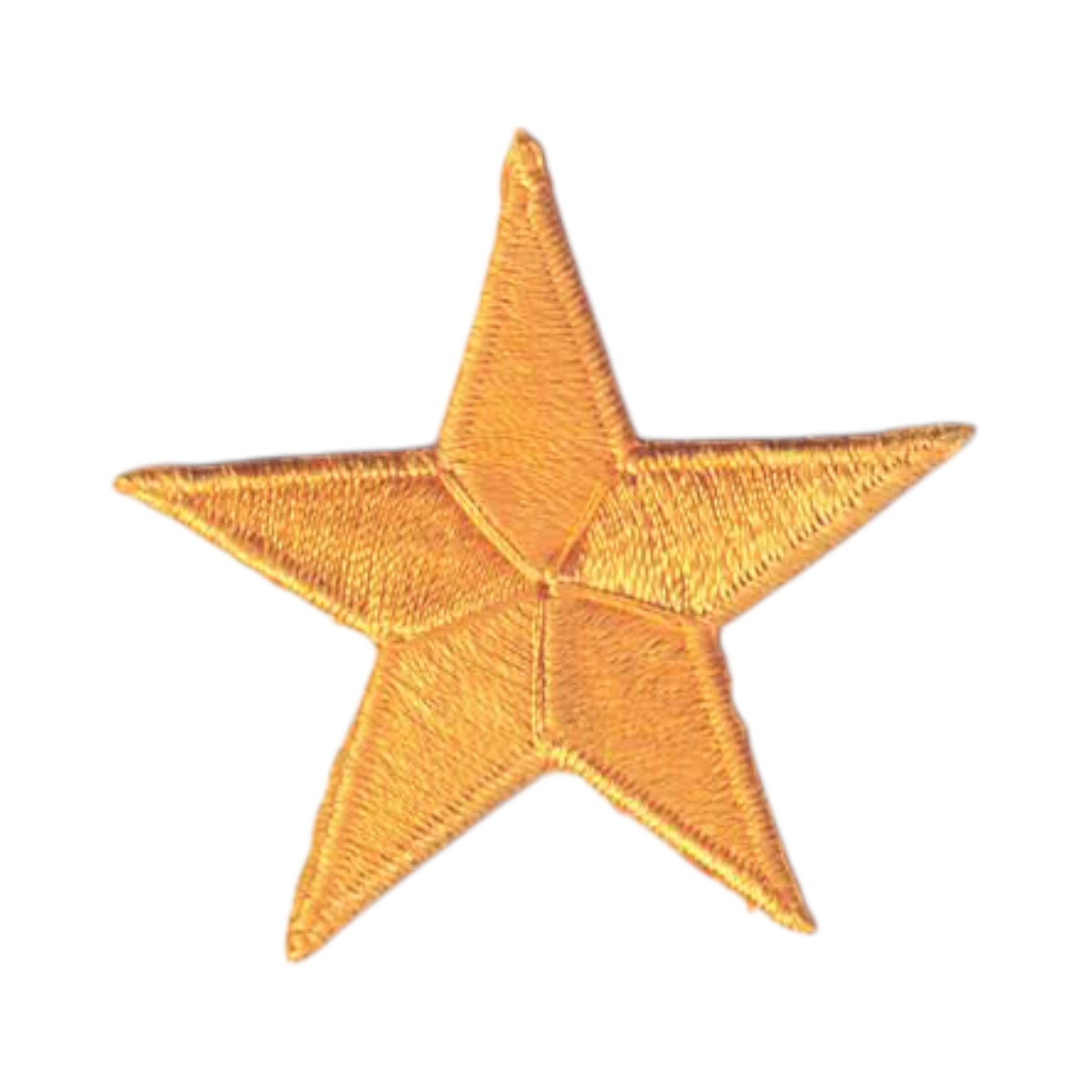 Yellow Embroidered Star Patch 1.75 Inch - 7402-21