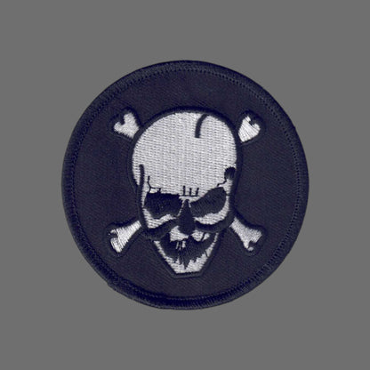 Skull Bones Novelty Patch Circle - 7419-01