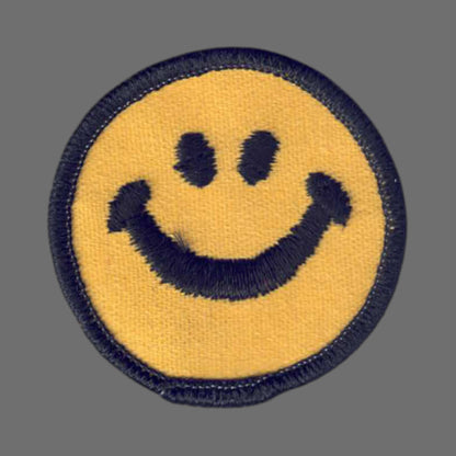 Vintage Smile Face Novelty Patch 2 Inch - 7429