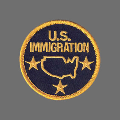 U.S. IMMIGRATION Patch 2.5 Inch - 7431/2.5