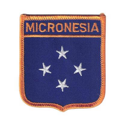 MICRONESIA Flag Shield Patch - 7499