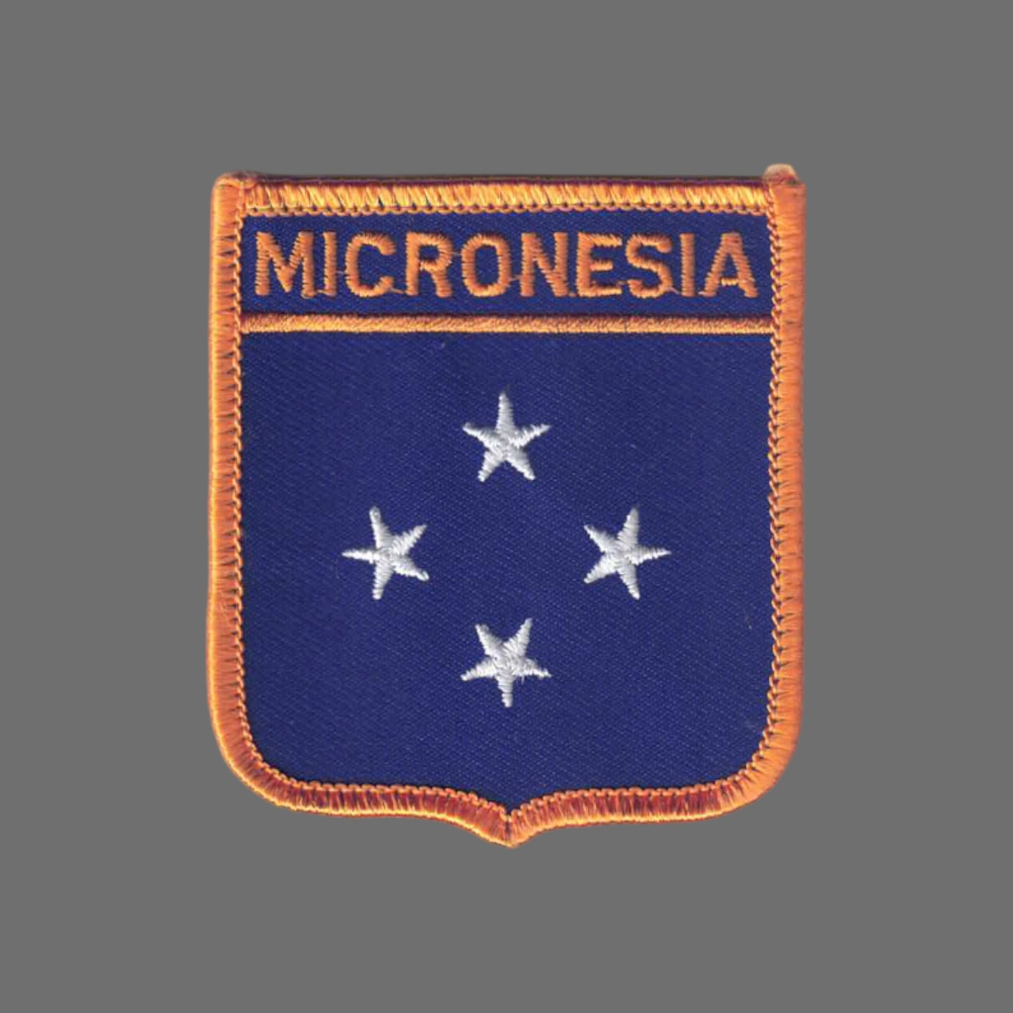 MICRONESIA Flag Shield Patch - 7499