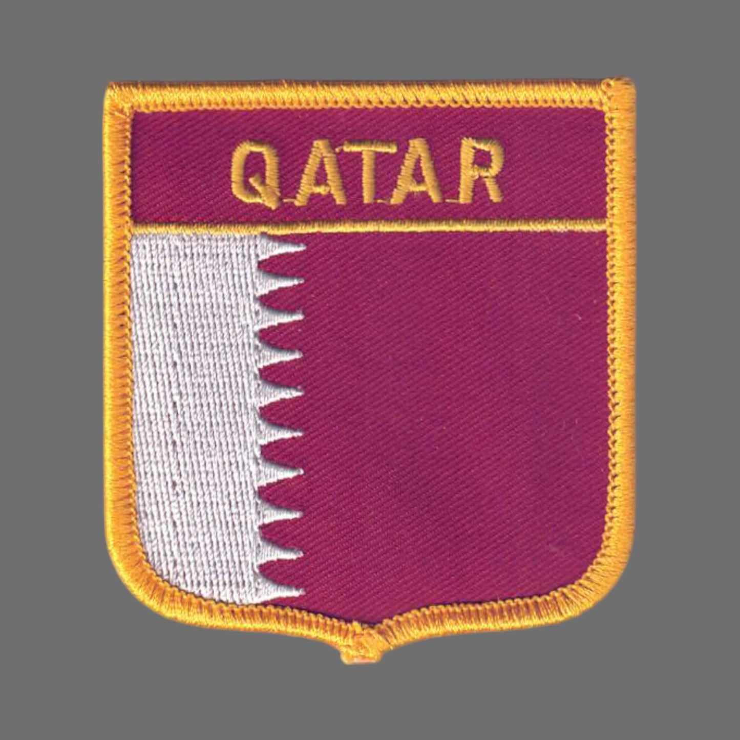 QATAR Flag Shield Patch - 7502