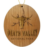 Death Valley National Park Ornament - Animal Head Skeleton Handmade Wood Ornament - California Souvenir - Christmas Travel Gift